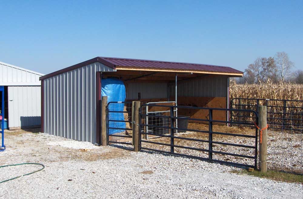 Wrangler Run in Horse Shelter Kits | Klene Pipe Structures