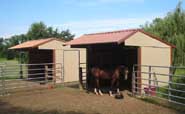 Wrangler Run In Horse Shelter - 9 x 9 Open Shelter Frame