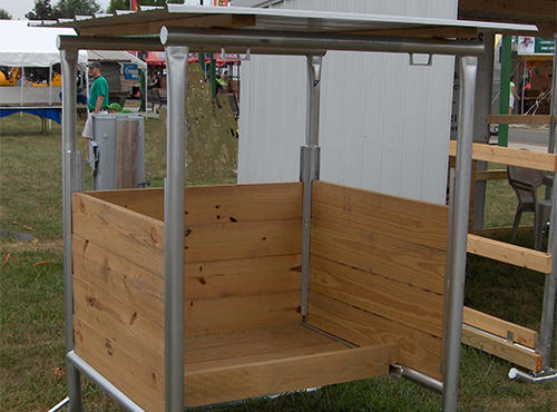 M 4 Mineral Feeder With Optional Fly Control Klene Pipe Structures