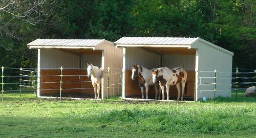 Wrangler Run In Horse Shelters